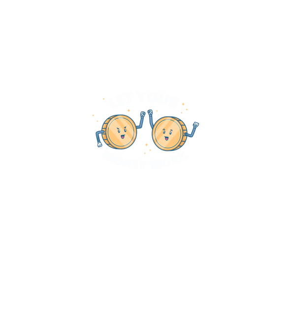 Let Your Money Work model negru pe tricou