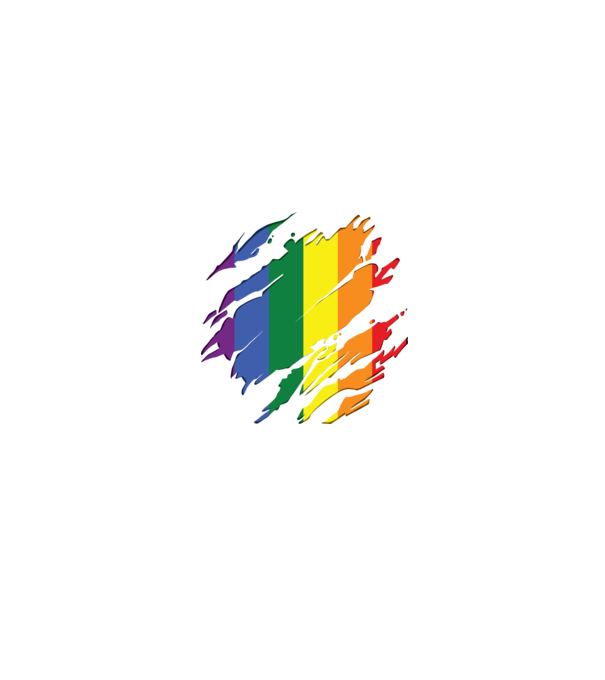 Steag LGBTQ model negru pe tricou