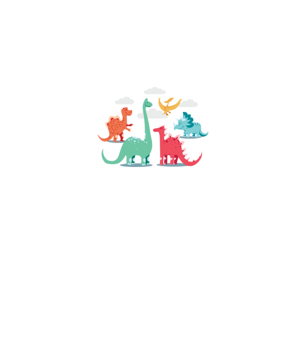 Dinozauri model albastru închis pe tricou