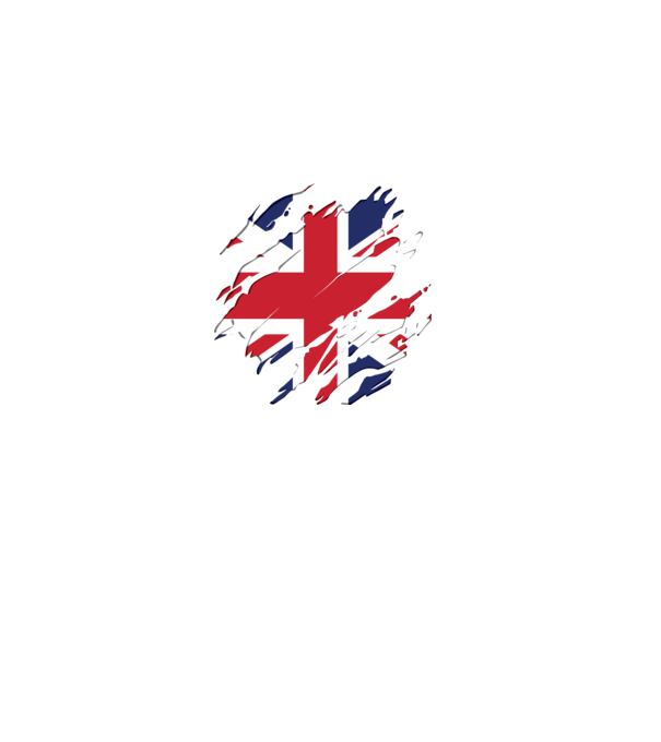 UK Steagul Regatului Unit model negru pe tricou
