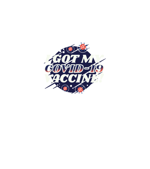 I got my Vaccine model gri pe tricou