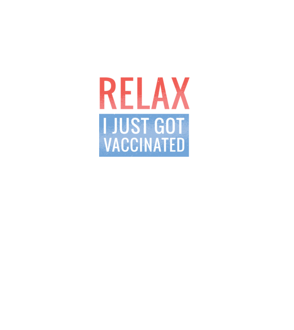 Fii calm, sunt vaccinat model negru pe tricou
