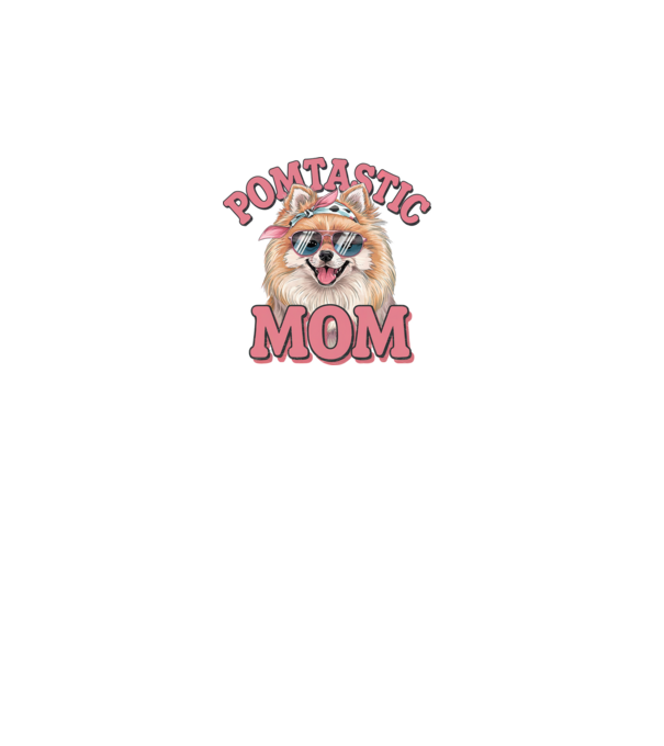 Pomtastic Mom model gri pe tricou