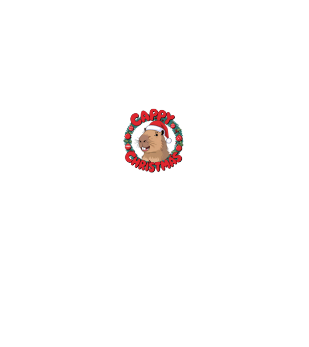 Cappy Christmas 1 model gri pe tricou