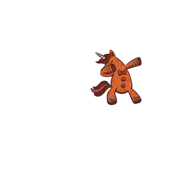 Unicorn turtă dulce DAB model galben neon pe tricou