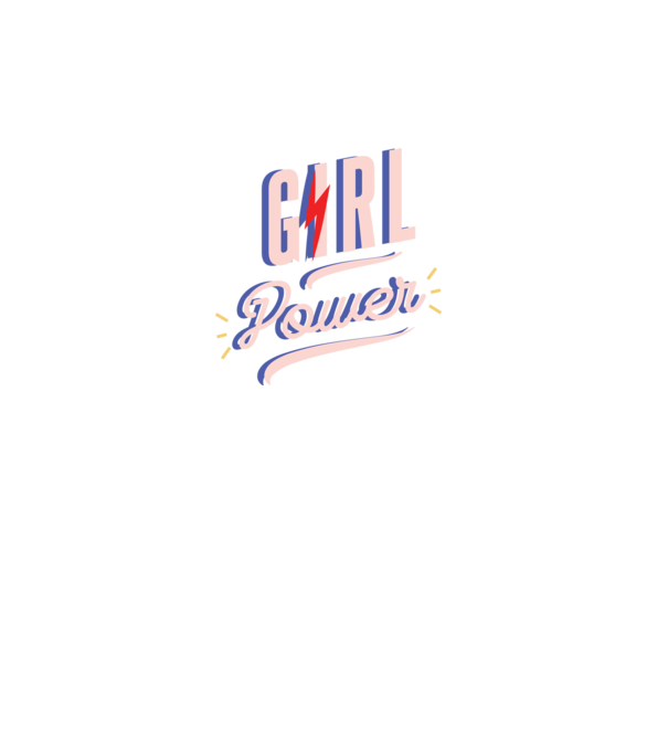 Girl Power de Ziua Femeii model turcoaz pe tricou