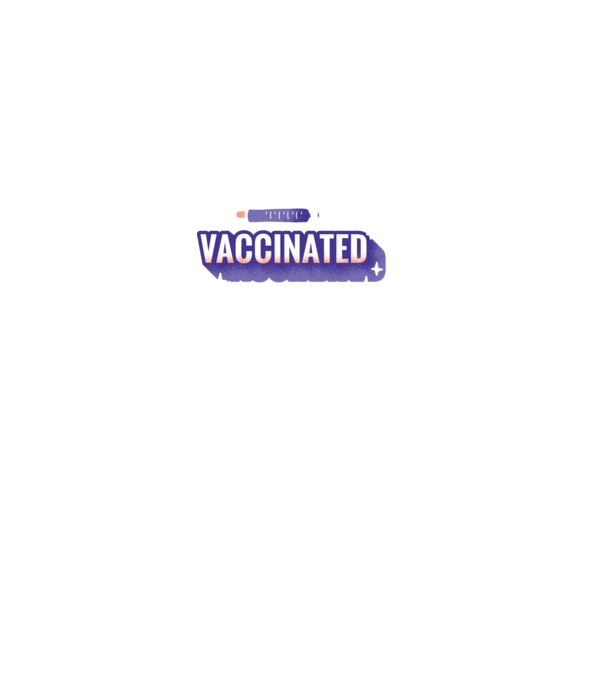 Vaccinat model negru pe tricou