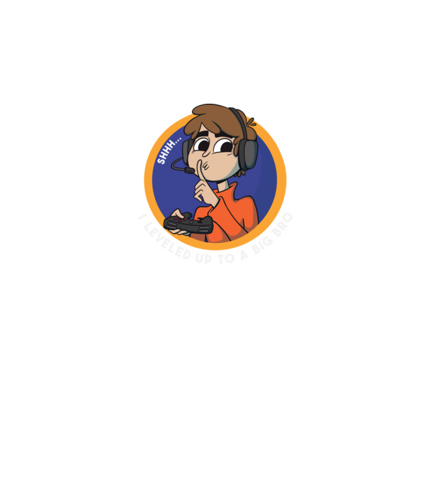 Gamer Frate mai mare model gri închis pe tricou