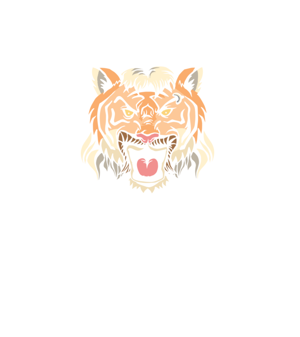 Tiger King Tigru model turcoaz pe tricou