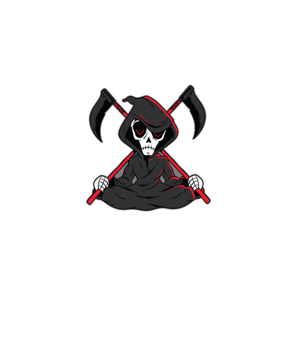 Moartea - Grim Reaper model negru pe tricou