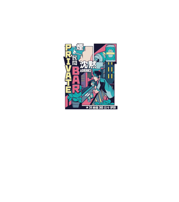 Anime Vaporwave benzi desenate model alb pe tricou