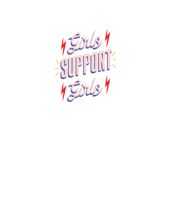 Girls Support Girls Ziua Femeii model mov pe tricou