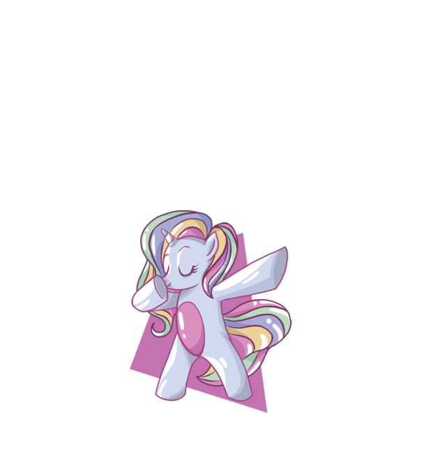 Unicorn DAB model albastru închis pe tricou