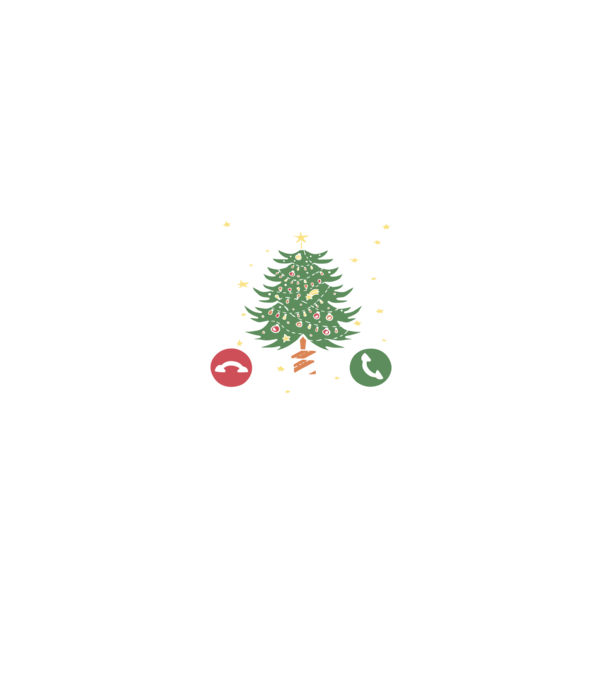 Christmas is calling model negru pe tricou