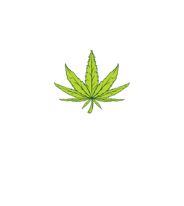Frunză de marijuana model gri închis pe tricou
