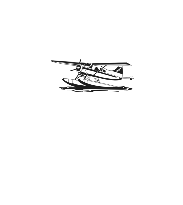 Hydroplane avion model gri pe tricou