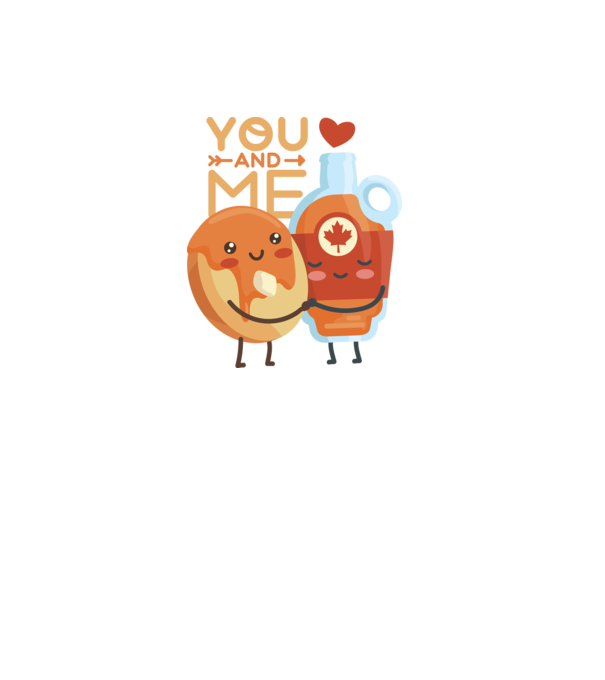 'You and Me tricou cuplu pentru Valentine''s Day' model negru pe tricou