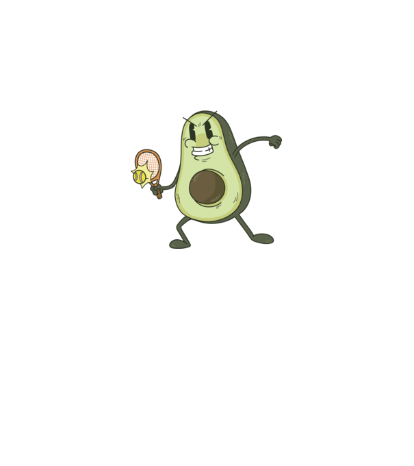 Tenis Avocado model gri pe tricou