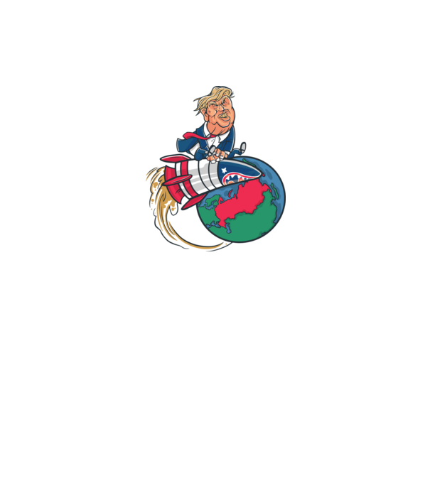 Trump bombă model gri pe tricou