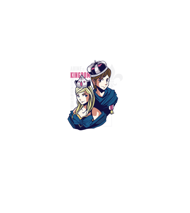 Anime este Regatul meu model turcoaz pe tricou