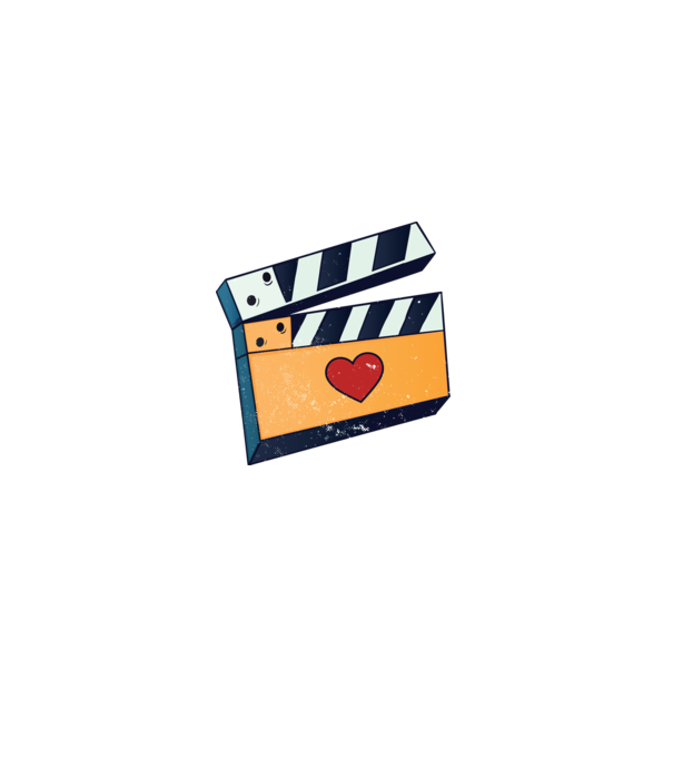 Cinema Film model gri pe tricou