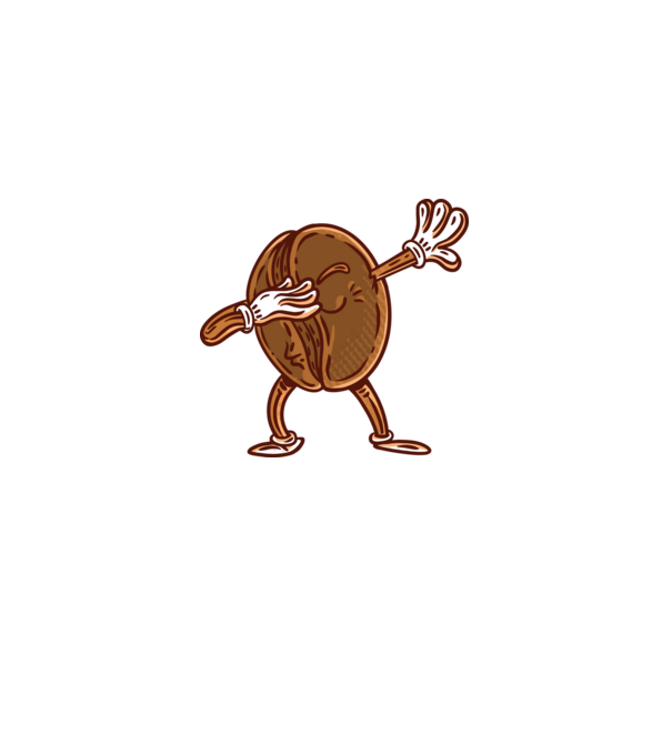 Cafea DAB model nisipiu pe tricou