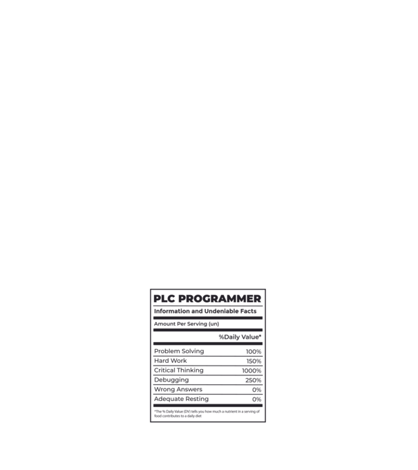 Programator PLC model negru pe tricou