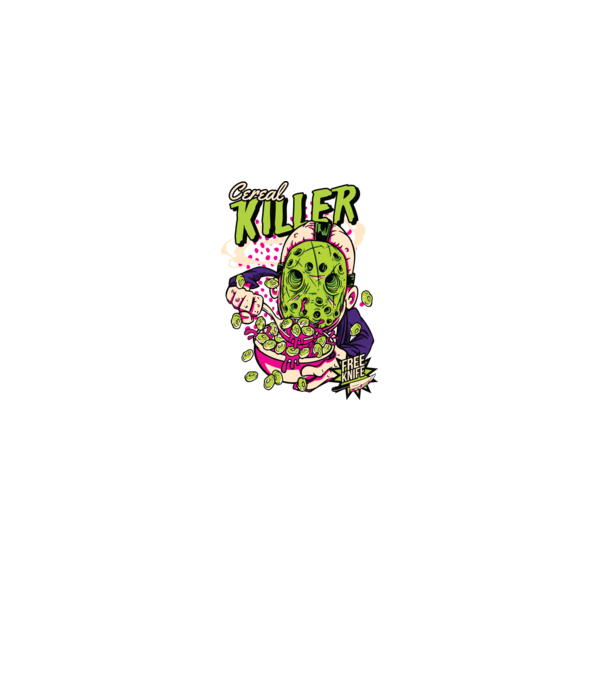 Cereal Killer model verde pe tricou