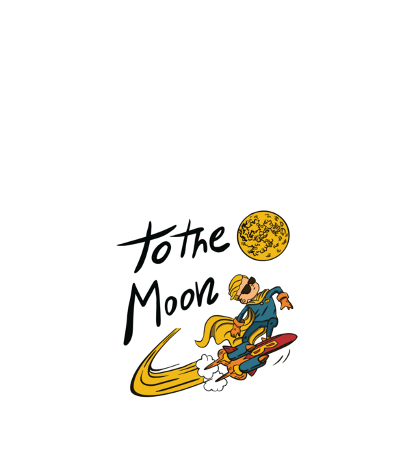 To the Moon Bitcoin model negru pe tricou