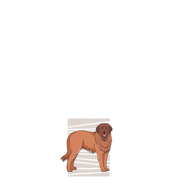 Câine ciobănesc Leonberg model negru pe tricou