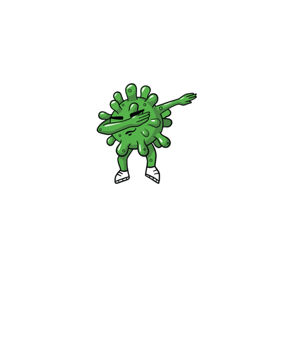 Coronavirus DAB dans model gri pe tricou