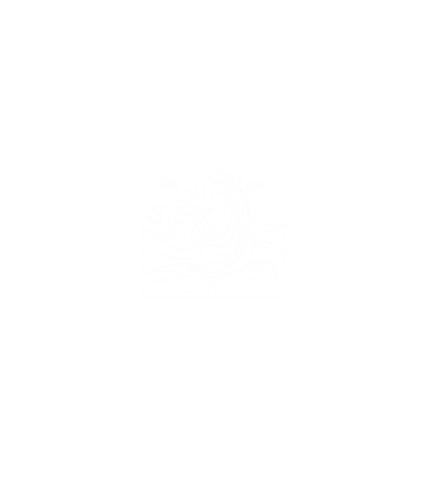 Ocean geometric model alb/roșu pe tricou