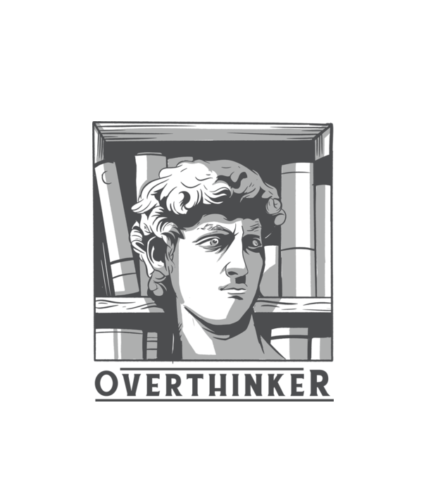 Statuia lui David model alb pe tricou