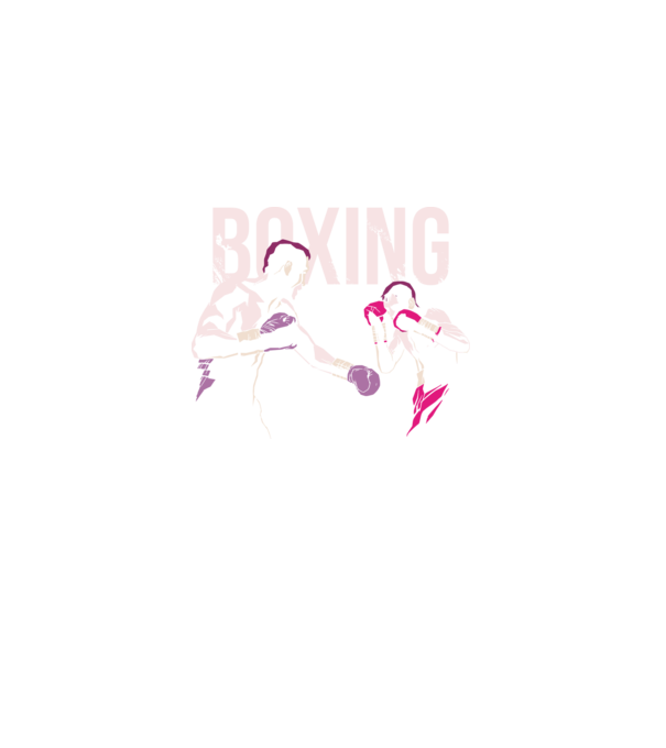 Boxing model negru pe tricou