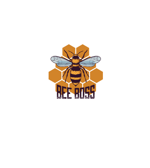 Bee Boss Șef Apicultor model gri pe tricou