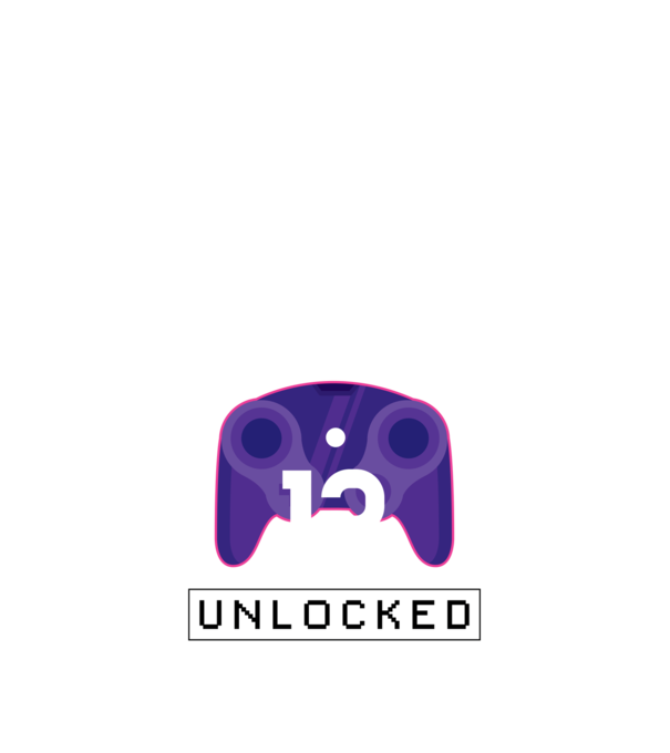 Level 12 Unlocked Gamer Birthday model negru pe tricou