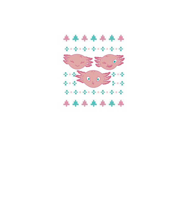 Pulover urât Axolotl model negru pe tricou