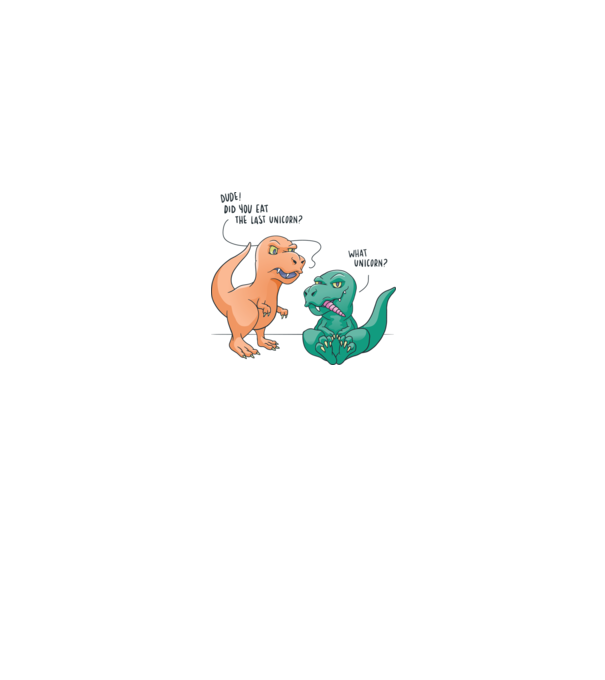 Tricou cu Dinozaur amuzant model alb pe tricou