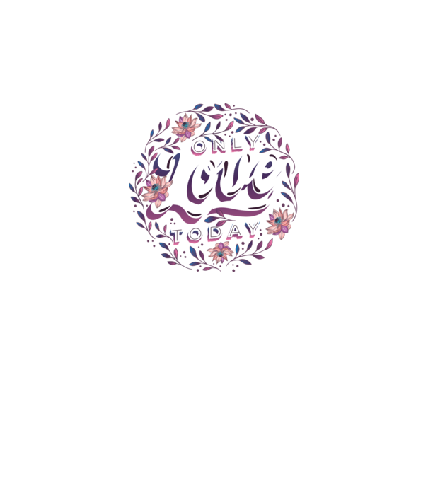 'Only Love Today tricou pentru Valentine''s Day' model alb pe tricou