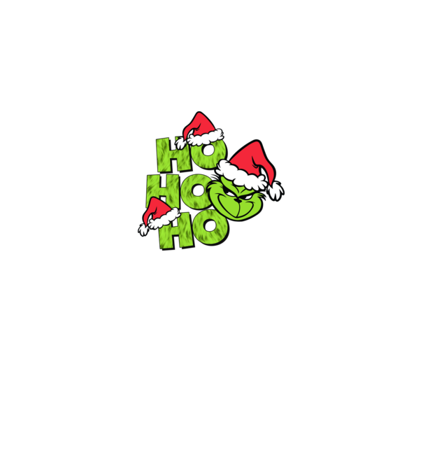 Ho Ho Ho - Grinch model negru pe tricou