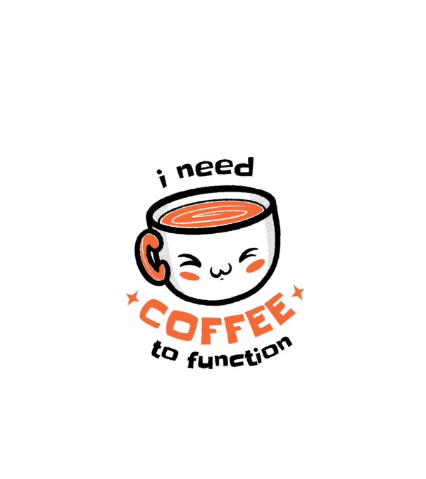 Am nevoie de cafea model alb pe tricou