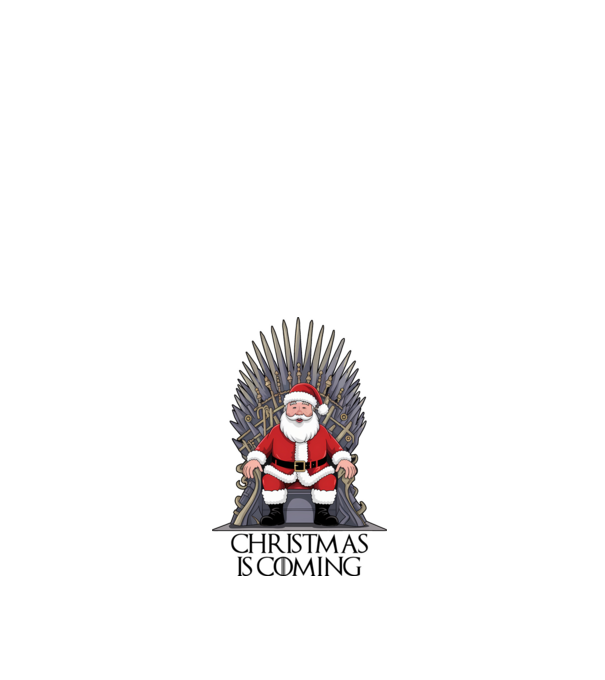 Christmas is Coming Alb model alb pe tricou