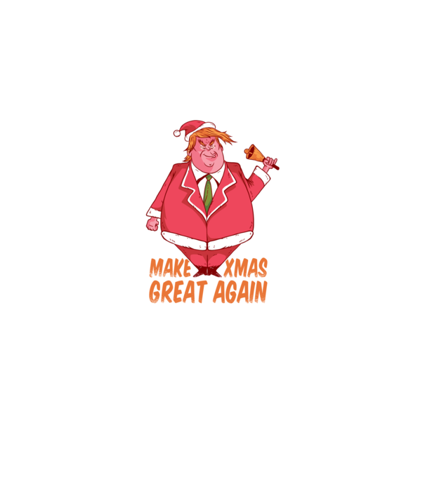 Make Xmas Great again Trump tricou amuzant Crăciun model verde pe tricou