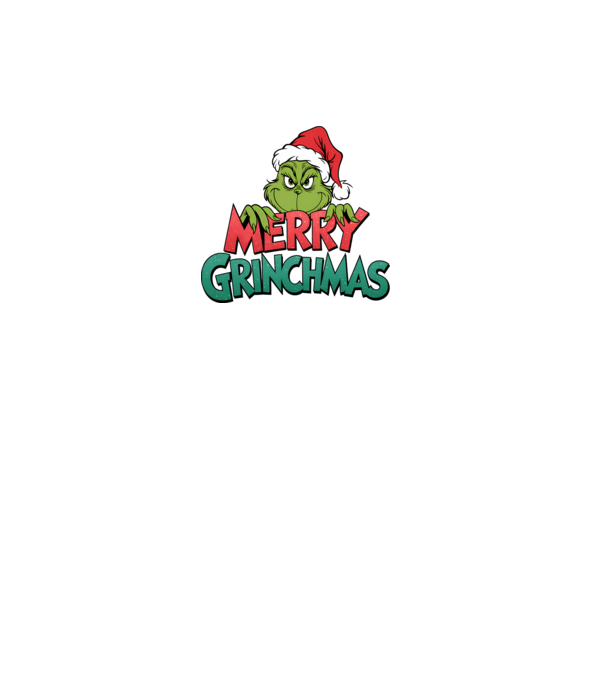 Merry Grinchmas model negru pe tricou