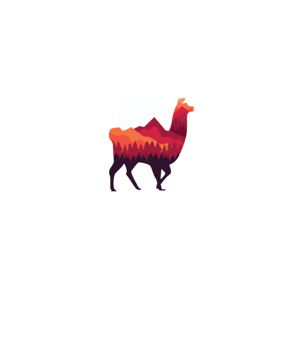 Pădure Alpaca model gri pe tricou