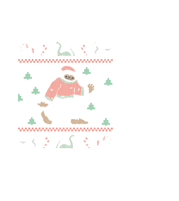 Ugly Sweater Yeti model negru pe tricou