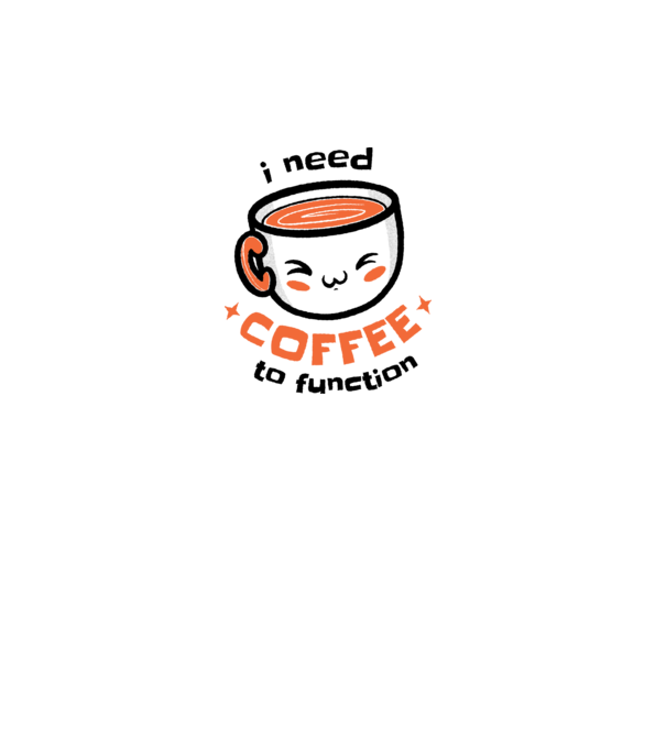 Am nevoie de cafea model alb pe tricou