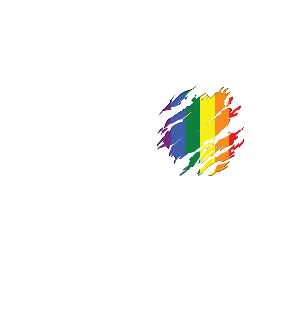 Steag LGBTQ model galben neon pe tricou