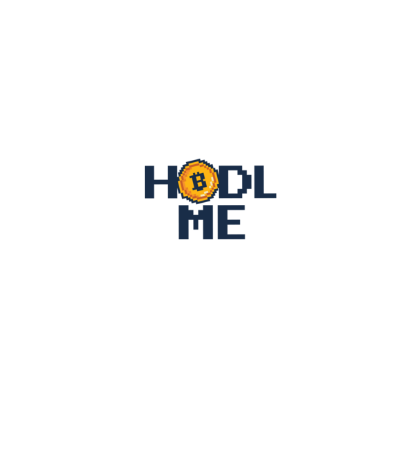 Hodl Me Bitcoin model alb pe tricou