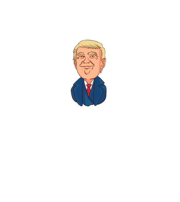 Donald Trump model turcoaz pe tricou